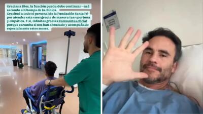 Juan Pablo Raba fue dado de alta -