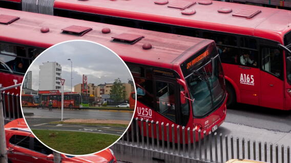 Siete estaciones de TransMilenio cerradas por manifestaciones en la Calle 26