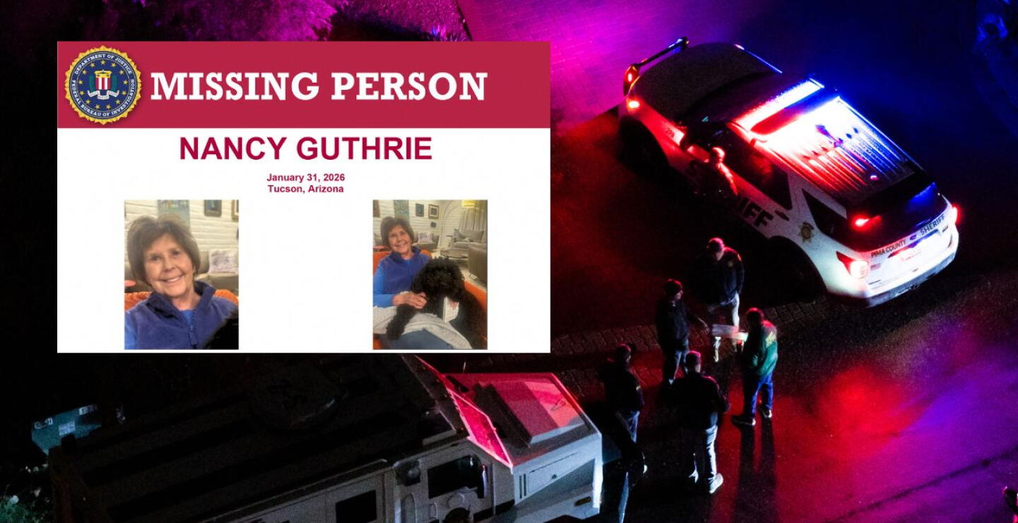 Caso Nancy Guthrie: hallan nueva muestra de ADN en propiedad de madre de periodista desaparecida