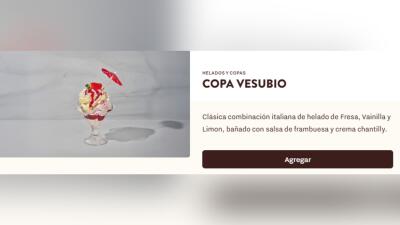 Conoce la copa vesubio de Crepes & Waffles que está causando furor