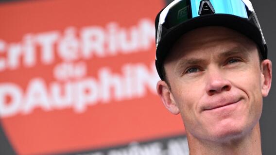 Chris Froome sufre accidente Chris Froome sufre accidente