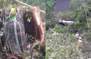 Accidente de tránsito en vía La Peña-Tobia: bus cayó  a un abismo