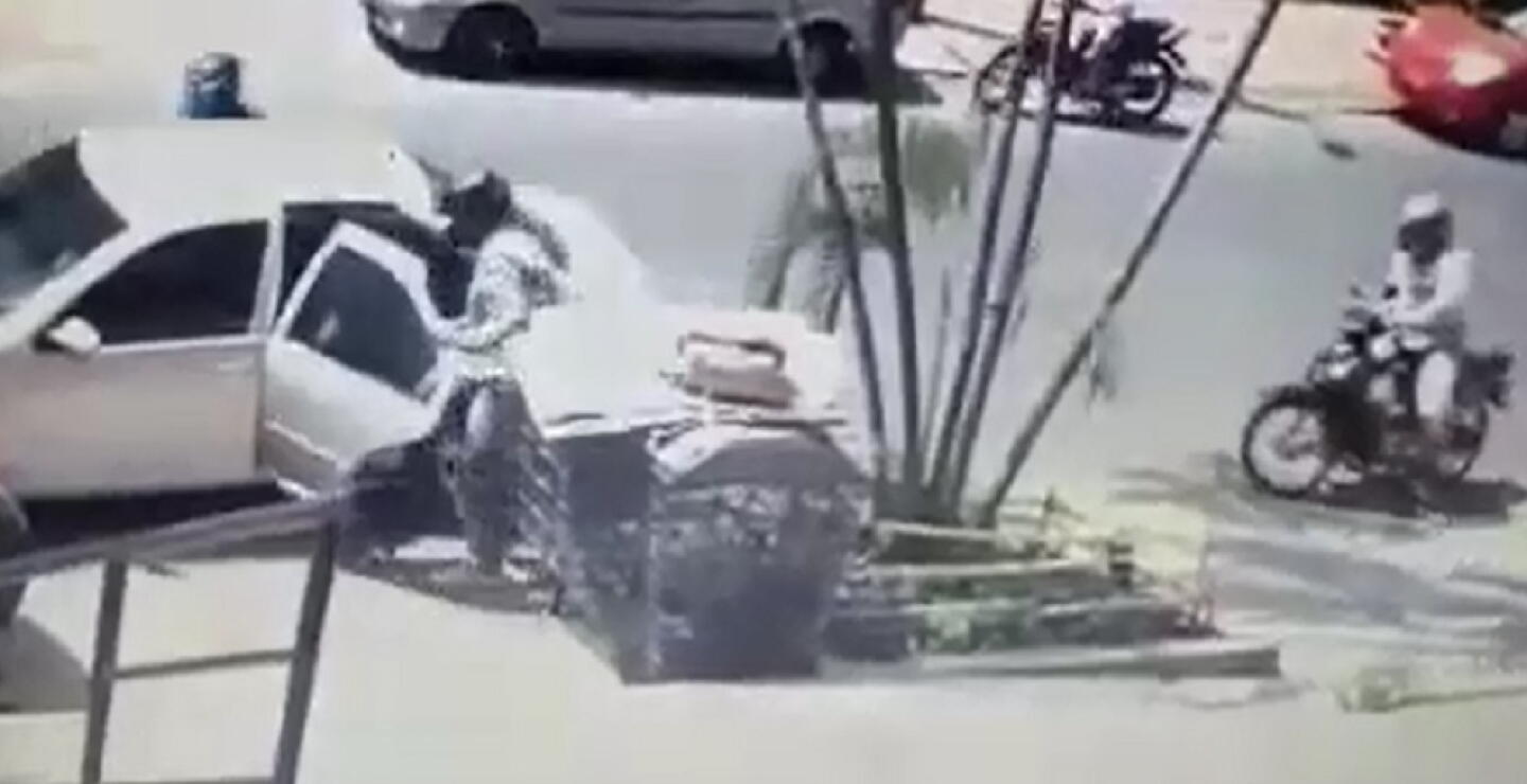 277623_Foto Cámara de seguridad caso de fleteo en Bucaramanga - Lo que pasa en Bucaramanga