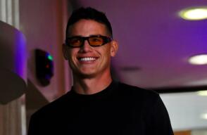 James Rodríguez ya se unió a la concentración de Colombia en Brasil. 