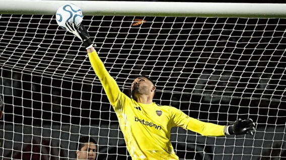 Álvaro Montero, arquero de Boca Juniors. 