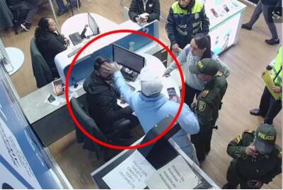 Imagen inédita de pelea en Movistar Imagen inédita de pelea en Movistar