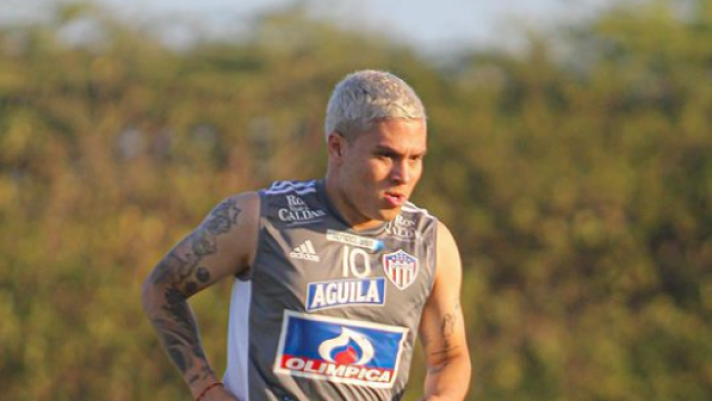 Juan Fernando Quintero, volante del Junior de Barranquilla.