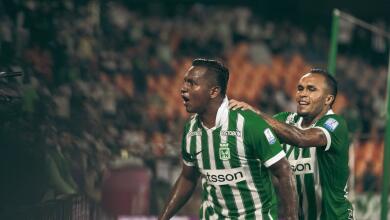 Alfredo Morelos, delantero de Atlético Nacional. 