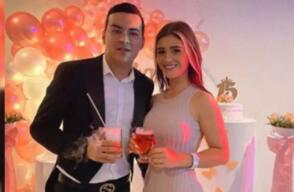 Yeison Jiménez y su esposa Sonia Restrepo