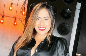Laura Sarmiento, locutora de La Kalle