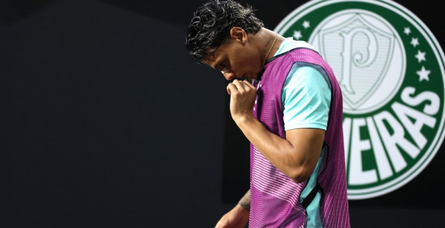 Richard Ríos se despidió del Palmeiras. 
