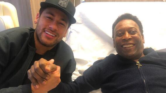 310218_Neymar y Pelé 310218_Neymar y Pelé