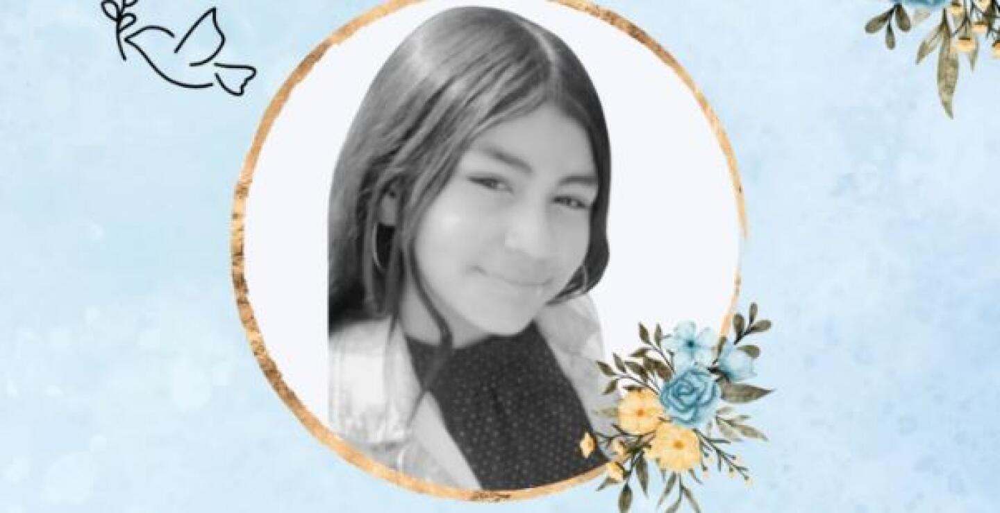 Sara Michel Vargas, carta de su mamá