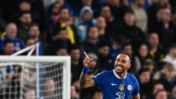 Pierre-Emerick Aubameyang, jugadora del Chelsea. Pierre-Emerick Aubameyang, jugadora del Chelsea.
