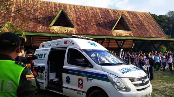 340738_BLU Radio. La emergencia se dio en la zona de la Mesa de los Santos // Foto: Suministrada