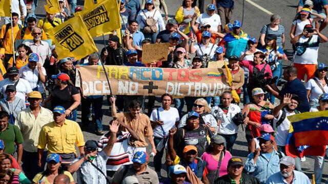 Así fue la jornada de marchas en Venezuela en la que se exigió "elecciones libres" y anticipadas Así fue la jornada de marchas en Venezuela en la que se exigió "elecciones libres" y anticipadas