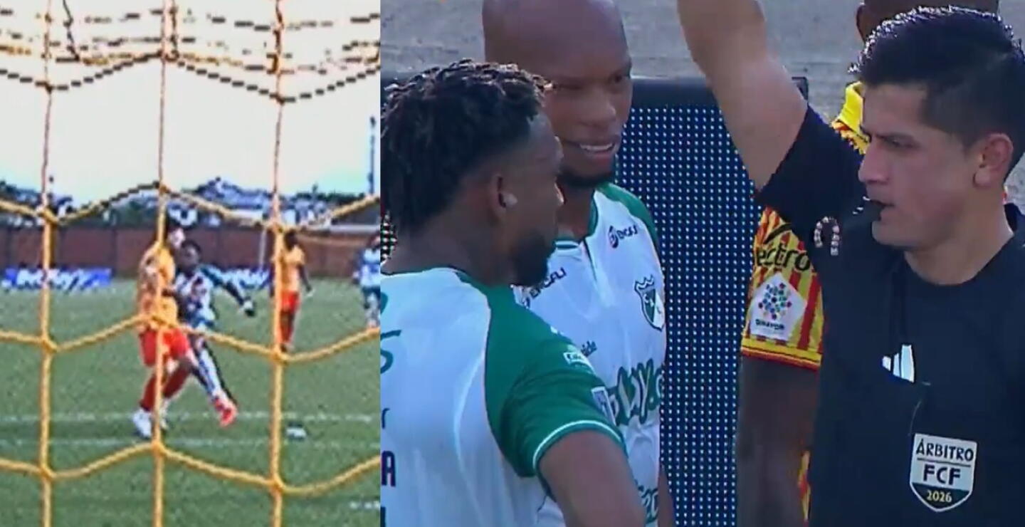 Leyser Chaverra fue expulsado en Pereira vs. Cali por la Liga BetPlay II-2026.