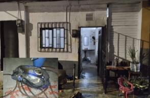 Vivienda donde ocurrió el siniestro