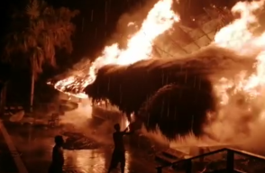 346665_BLU Radio// Incendio en hotel Ecohabs en Taganga. Foto: Suministrada