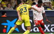 Yaser Asprilla (10) en acción de juego con Girona frente al Villarreal por la Liga de España.