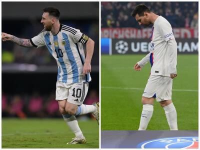 Lionel Messi, jugador del PSG y la Selección de Argentina. Foto. AFP