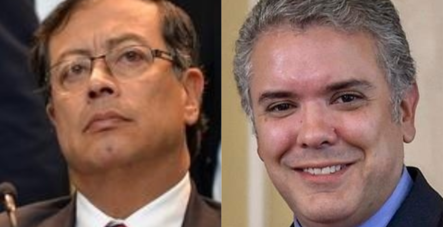 Petro - Duque / Fotos: AFP