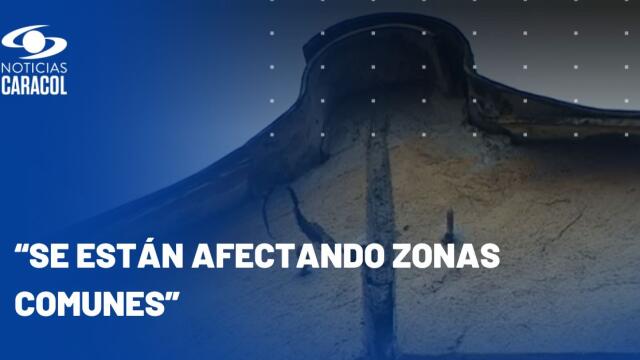 Denuncian daños en viviendas por obras del metro de Bogotá Denuncian daños en viviendas por obras del metro de Bogotá