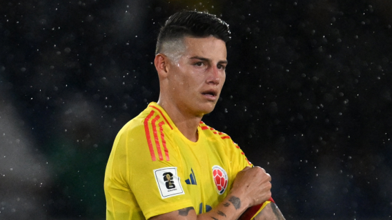 James Rodríguez, capitán y mediocampista de la Selección Colombia, en un partido de Eliminatorias Sudamericanas James Rodríguez, capitán y mediocampista de la Selección Colombia, en un partido de Eliminatorias Sudamericanas