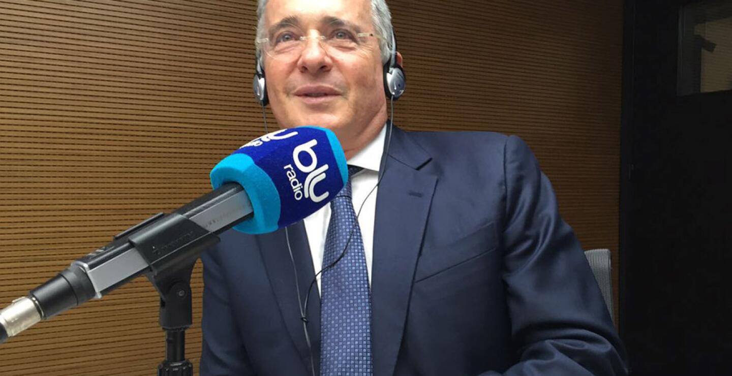 270404_Álvaro Uribe / Blu Radio
