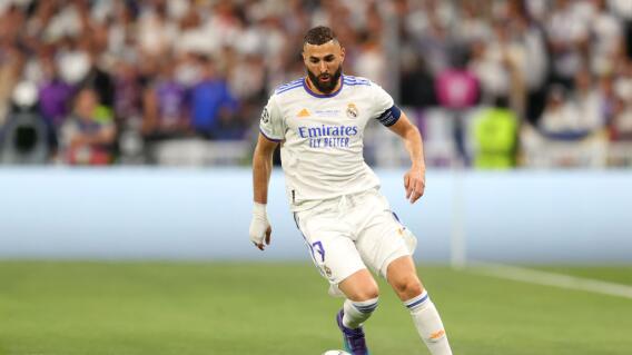 Karim Benzema, delantero del Real Madrid. Karim Benzema, delantero del Real Madrid.