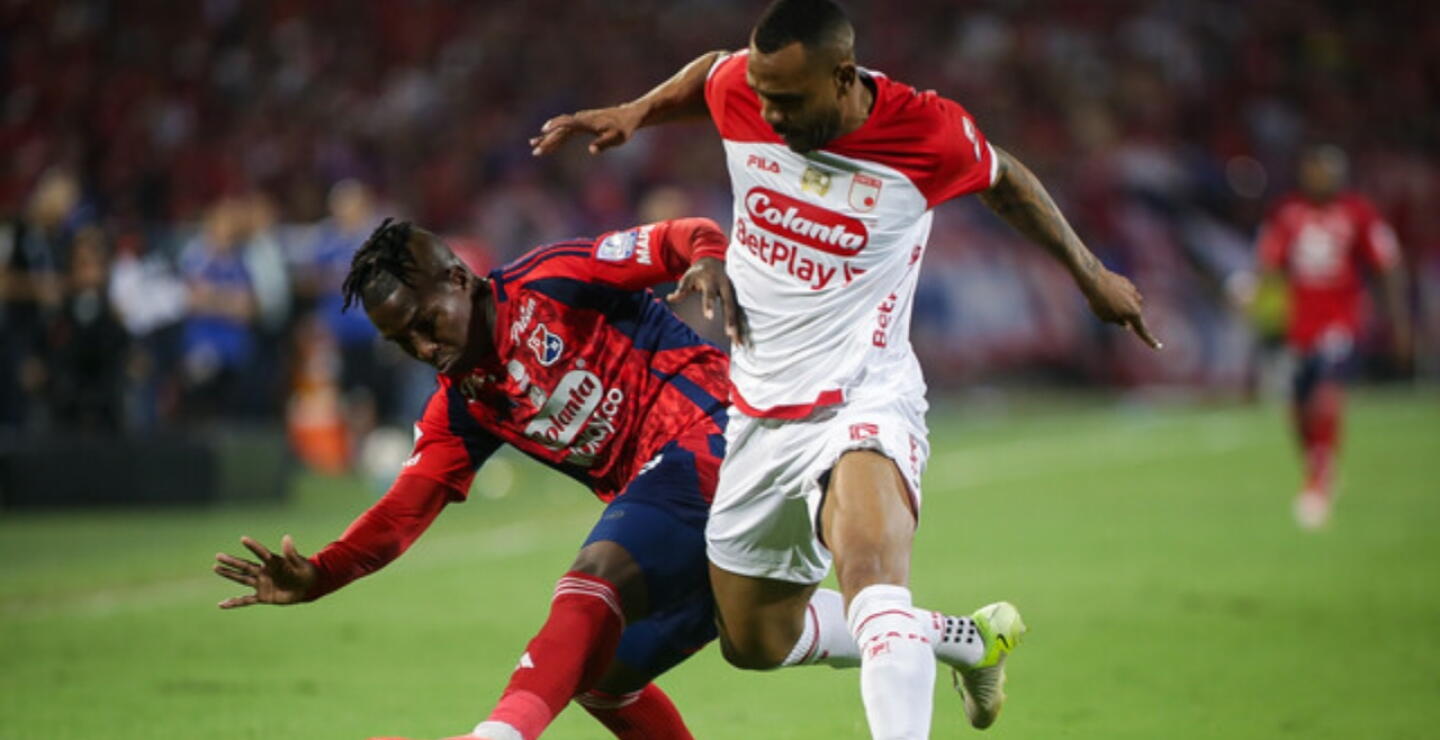 Santa Fe le ganó a Medellín el título de la Liga BetPlay I-2025.