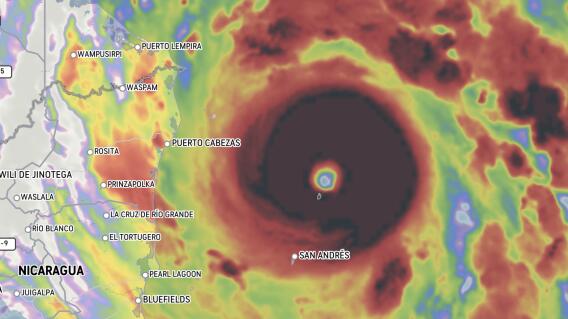 Huracán Iota impacta a Providencia Huracán Iota impacta a Providencia