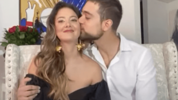 Daniell Alvarez y su novio. Daniell Alvarez y su novio.