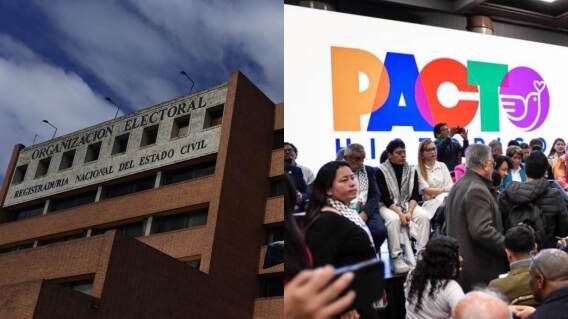 Registraduría se pronuncia sobre uso de logo del Pacto Histórico en consulta popular. Registraduría se pronuncia sobre uso de logo del Pacto Histórico en consulta popular.