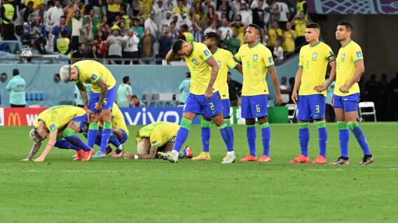 La Selección de Brasil quedó eliminada del Mundial de Qatar 2022, en los penlatis. La Selección de Brasil quedó eliminada del Mundial de Qatar 2022, en los penlatis.