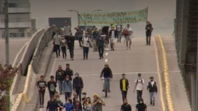 Marchas en Bogotá Marchas en Bogotá