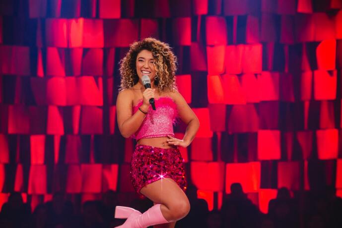 Ohlela, hija de Gustavo 'el mísil' Restrepo, exjugador de Atlético Nacional y Selección Colombia, participó en 'La Descarga' Ohlela, hija de Gustavo 'el mísil' Restrepo, exjugador de Atlético Nacional y Selección Colombia, participó en 'La Descarga'