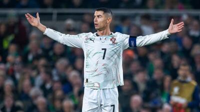 Cristiano Ronaldo no podrá jugar con Portugal frente a Armenia por estar expulsado. 