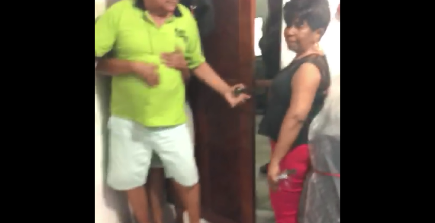 316160_Blu Radio / Discusión entre Rey Momo Vitalicio del carnaval de la 44 con su hija y esposa. Foto: Tomada de video