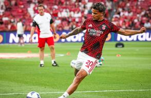 Richard Ríos, volante colombiano que milita en Benfica. 
