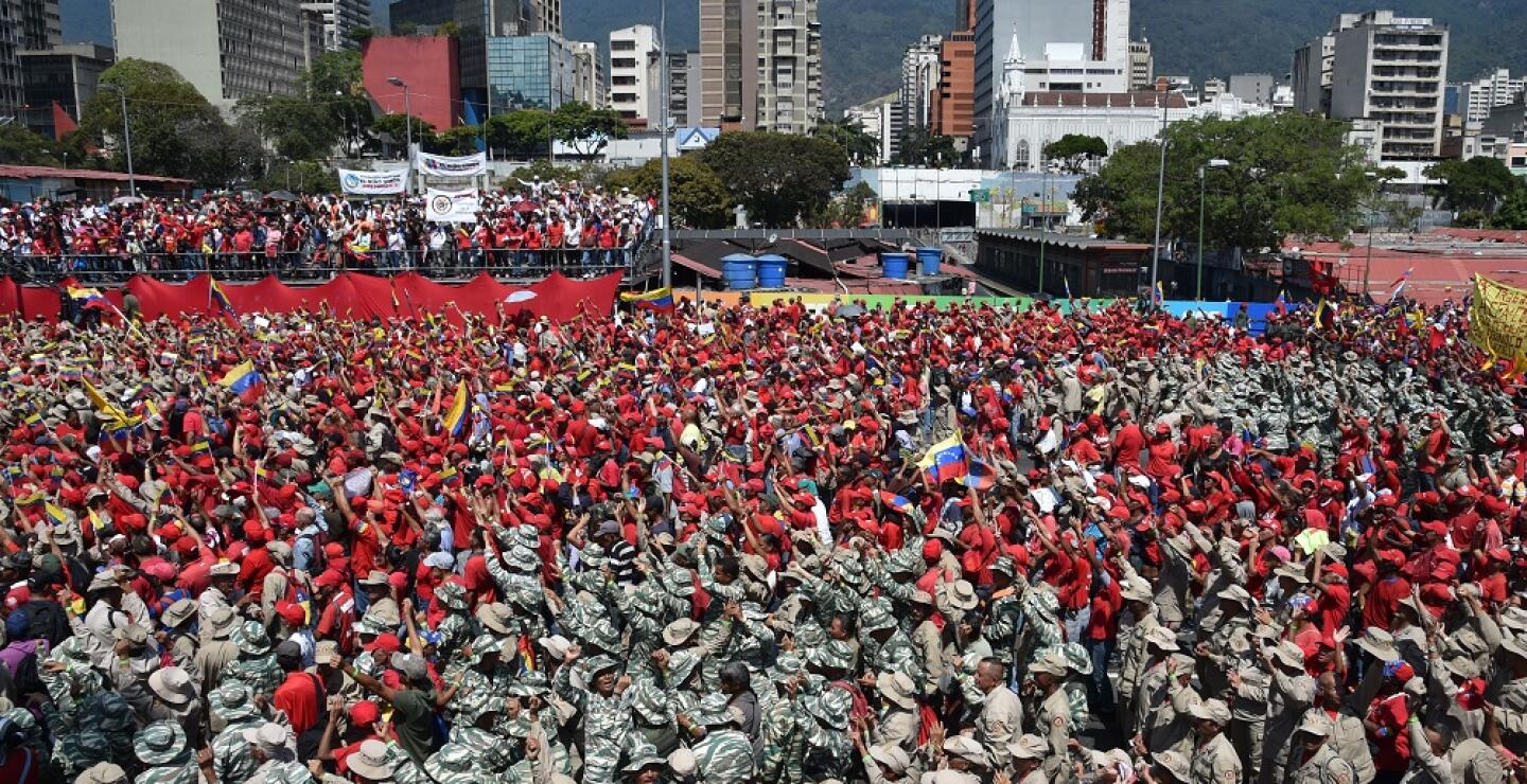 326505_BLU Radio, Marchas de opositores y chavistas en Venezuela / Foto: AFP