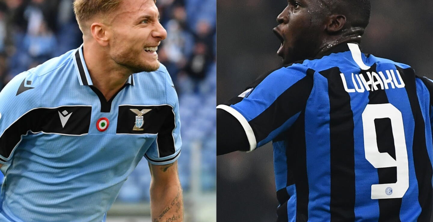 355309_BLU Radio. Ciro Immobile y Romelu Lukaku / Fotos: AFP