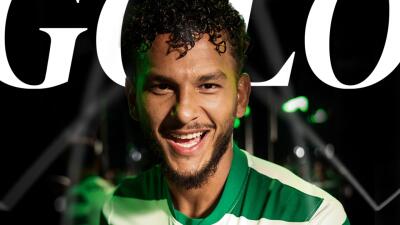 Luis Javier Suárez, delantero colombiano del Sporting Lisboa.
