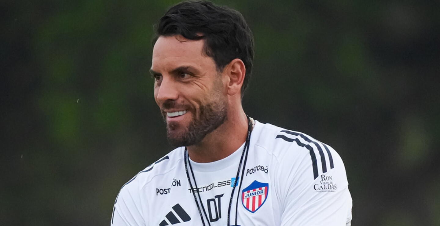 Sebastián Viera, técnico del Junior de Barranquilla.