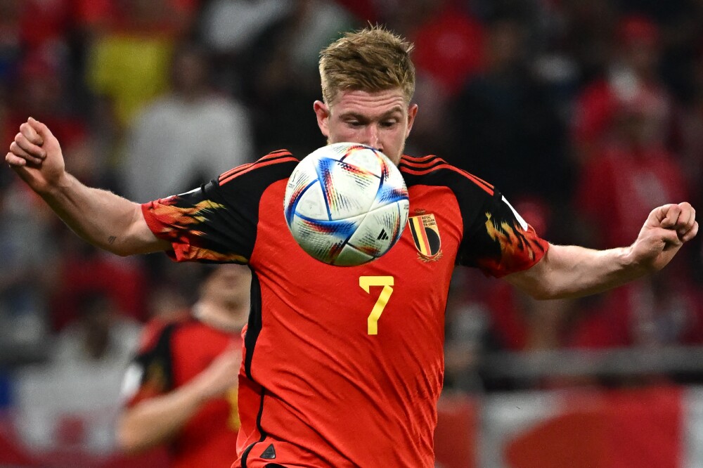 Kevin De Bruyne, jugador de la Selección de Bélgica