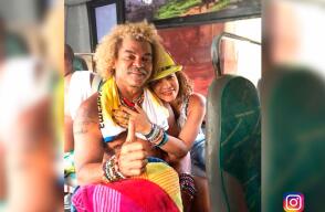 11082_La Kalle. Pibe Valderrama y Elvira Redondo. Foto Instagram @pibevalderramap 11082_La Kalle. Pibe Valderrama y Elvira Redondo. Foto Instagram @pibevalderramap