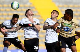 Acción de juego entre Internacional de Bogotá y Águilas Doradas en partido de la novena fecha de la Liga BetPlay II-2026.