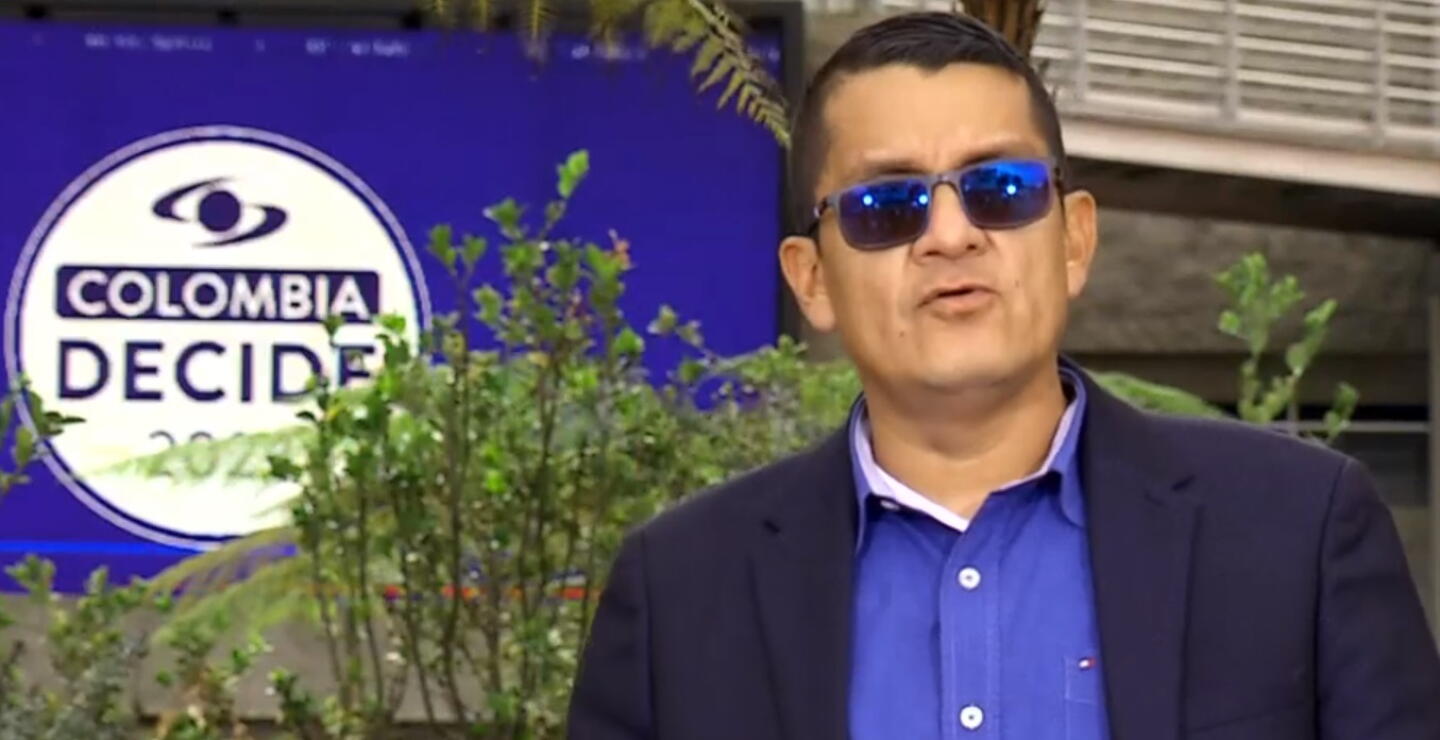 Manuel Pérez, candidato a la Gobernación de Arauca, en la Plaza Caracol