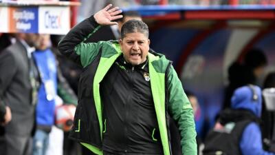 Óscar Villegas, director técnico de la Selección de Bolivia. 
