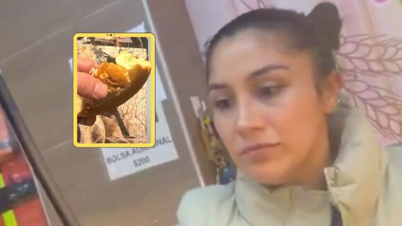 Cliente encontró una cuchilla de afeitar en un roscón